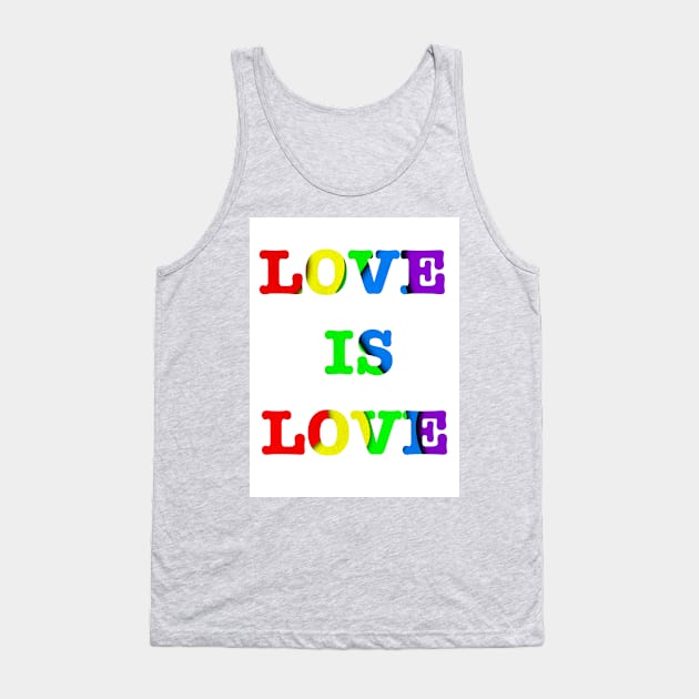 LOVE IS LOVE Tank Top by Studio Lockhart